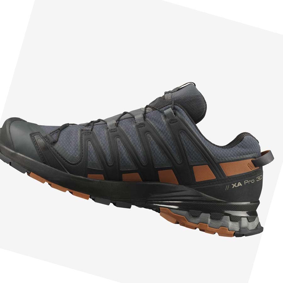 Salomon XA PRO 3D v8 GORE-TEX Trail Futócipő Férfi Titán | HU 2117ILH